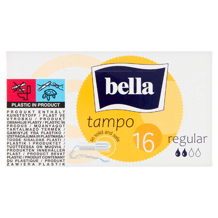 Bella Tampo Premium Reguläre Tampons, 16 Stück - Hoher Komfort für deine Bedürfnisse.