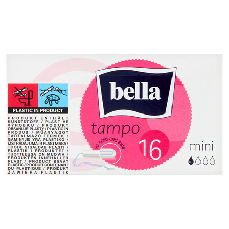 Hochwertige Mini-Tampons, 16 Stück - Bella Tampo Premium Qualität