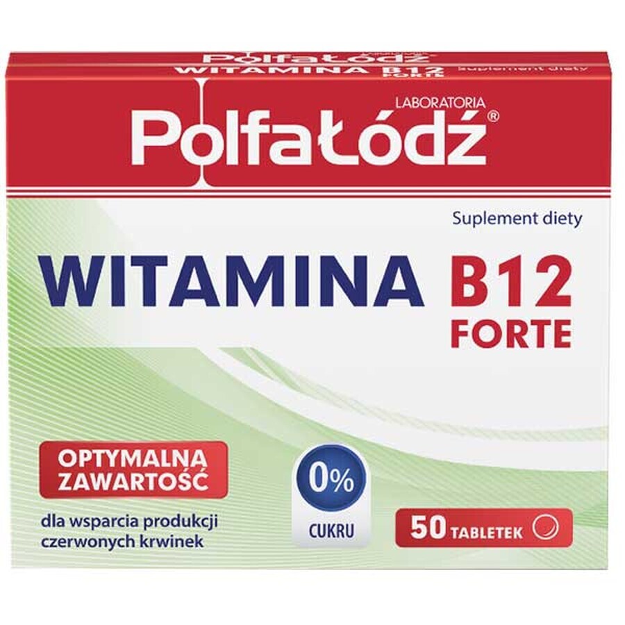 Laboratoria PolfaŁódź Vitamin B12 Forte, 50 comprimate