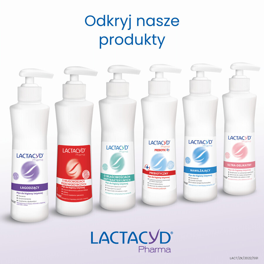 Lactacyd Pharma, fluido lenitivo per l'igiene intima, 250 ml