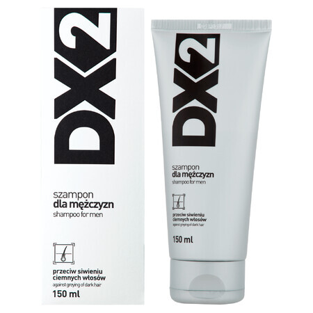 DX2, Shampoo für Männer gegen das Ergrauen von dunklem Haar, 150 ml