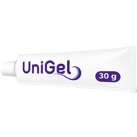 UniGel, gel hidrofilic pentru tratamentul rănilor superficiale ale pielii, 30 g