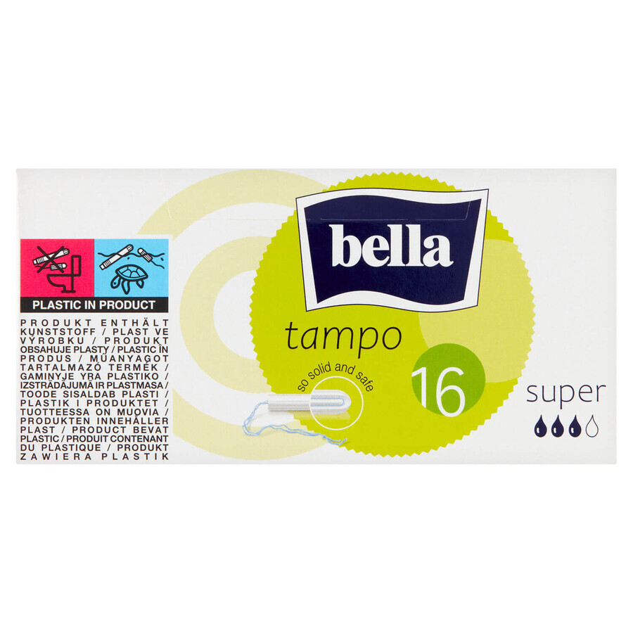 Luxuriöse Bella Premium Komfort Super Tampons, 16 Stück - Für unübertroffenen Menstruationskomfort