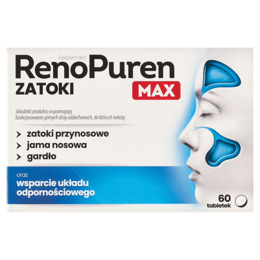 RenoPuren Sinus Max, 60 Tabletten