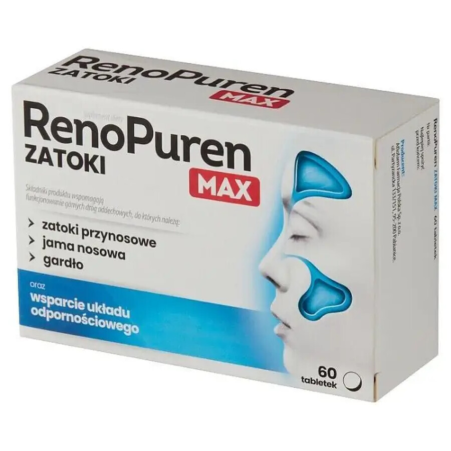 RenoPuren Sinus Max, 60 Tabletten