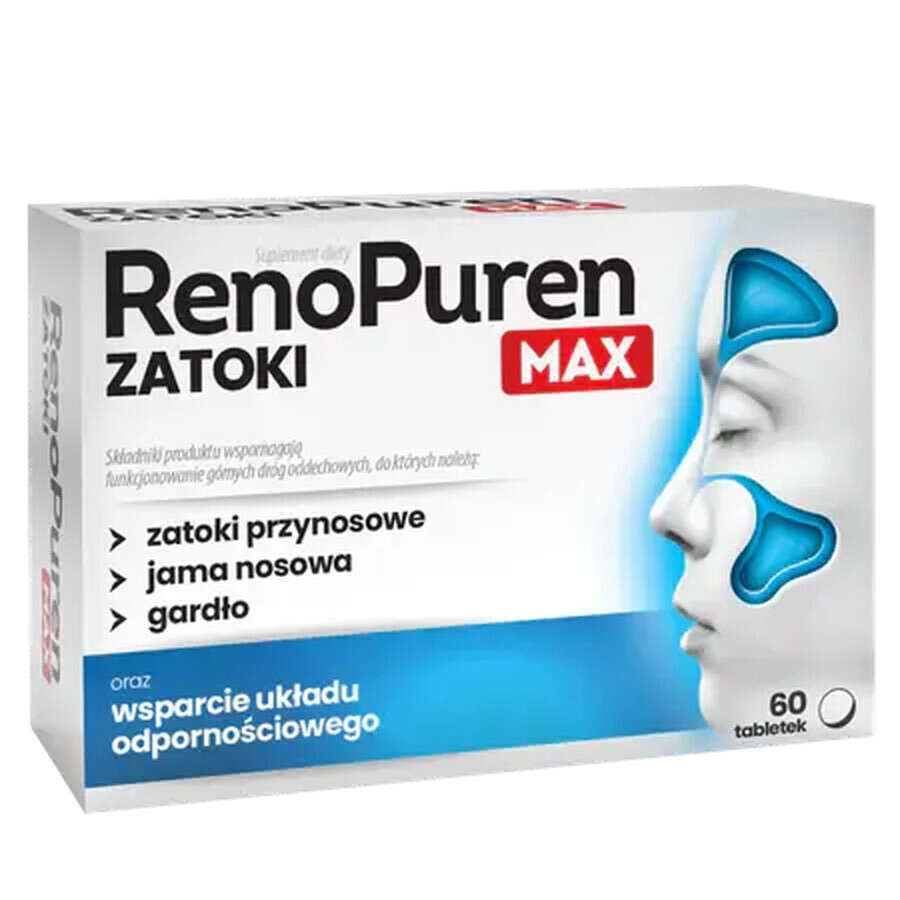 RenoPuren Sinus Max, 60 Tabletten