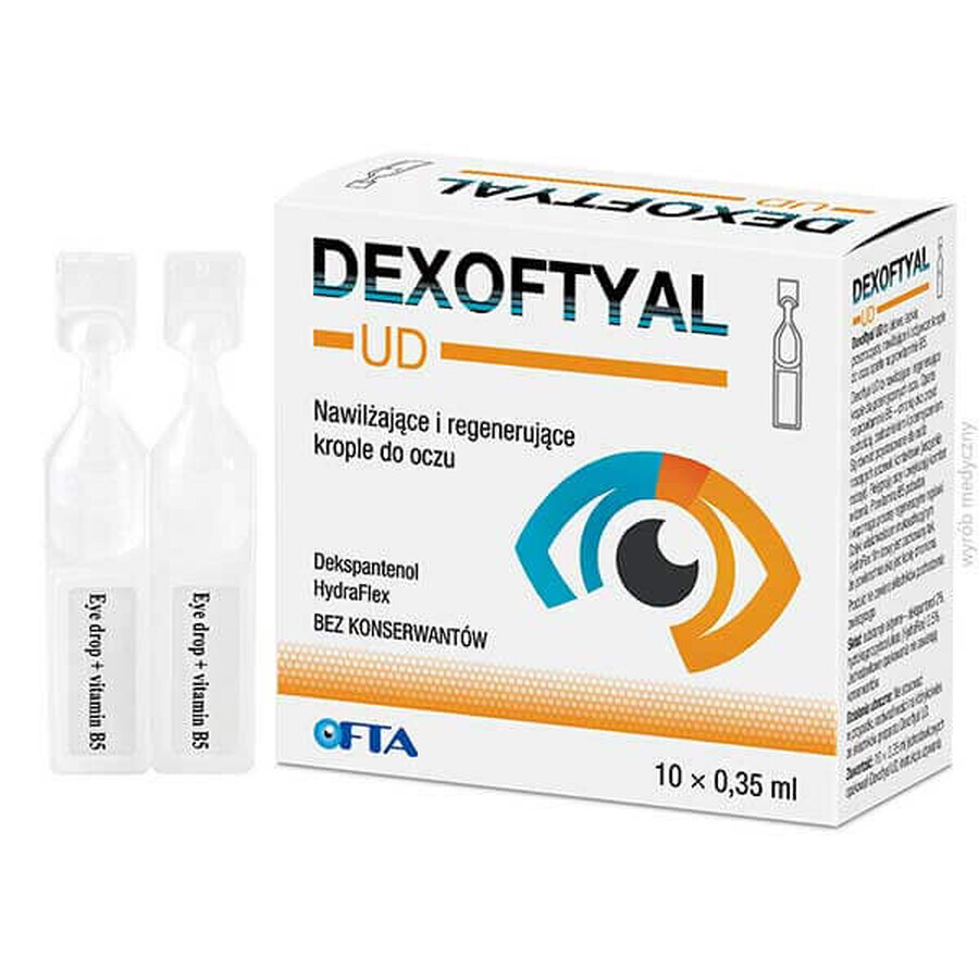 Dexoftyal UD, Augentropfen, 10 Stück zu je 0,35 ml