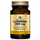 Solgar L-Cysteine 500 mg, 30 vegetable capsules