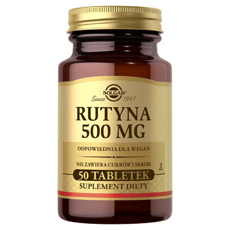 Solgar Rutin 50 Tabletten - Langfristig!