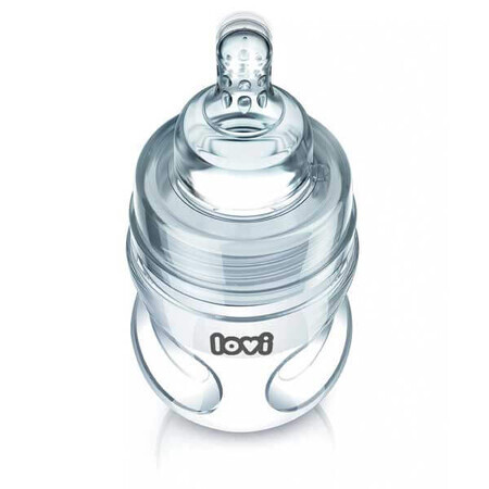 Lovi Medical+, Antikolikflasche mit dynamischem Sauger, mini, ab Geburt, 150 ml