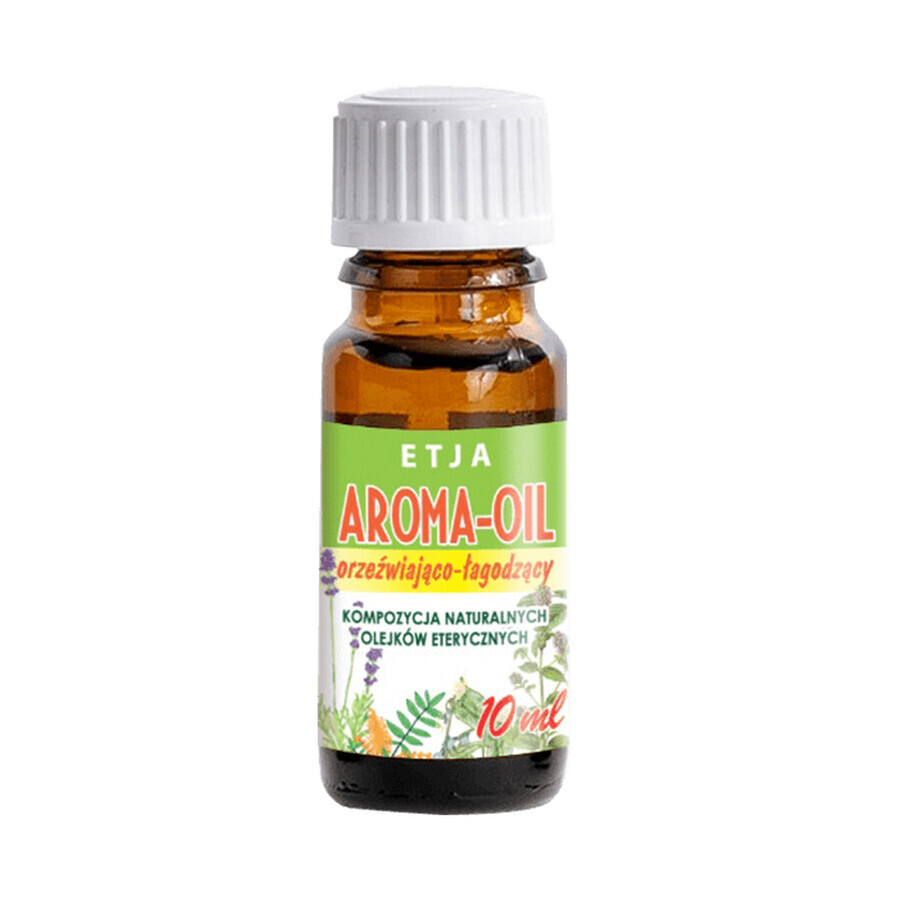 Etja Aroma-Oil, une composition d&#39;huiles essentielles naturelles, rafraîchissante et apaisante, 10 ml