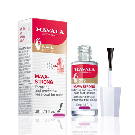 Mava-Strong Nail Strengthening and Protection Base, 10 ml, Mavala