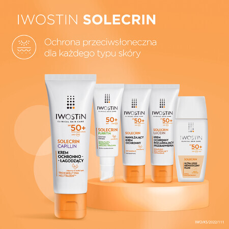 Iwostin Solecrin Capillin, Schutzcreme, SPF 50+, 50 ml