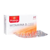 Protego Vitamin D3 2000, 60 capsules