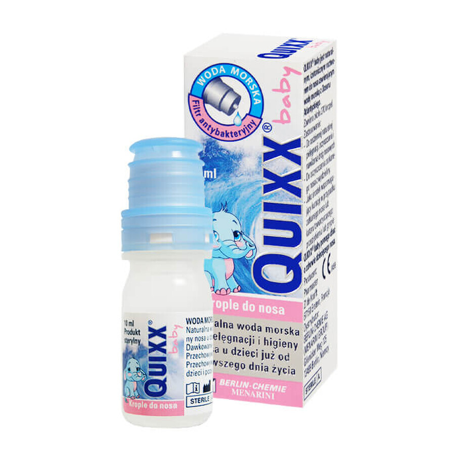 Quixx Baby Nasentropfen für Neugeborene, 10 ml