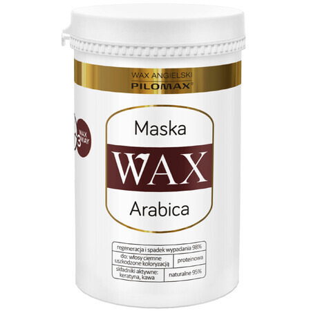 WAX Pilomax, Colour Care, Arabica, Mască regenerantă pentru părul închis la culoare, 480 ml