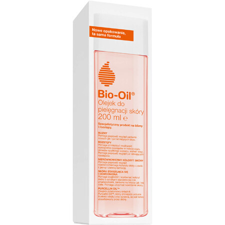 Bio-Oil, Ulei specializat pentru îngrijirea pielii, pentru cicatrici și vergeturi, 200 ml AMBALAJ DAMAGED