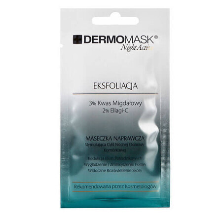 L'Biotica Dermomask, Mască reparatoare, Exfoliere, 12 ml