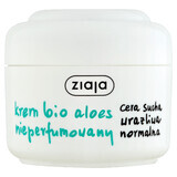 Ziaja Aloesowa, Bio-Aloe-Vera-Gesichtscreme, unparfümiert, 50 ml