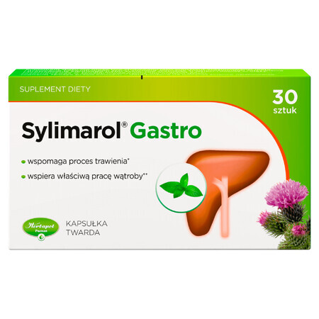 Herbapol Sylimarol Gastro, 30 capsule tari