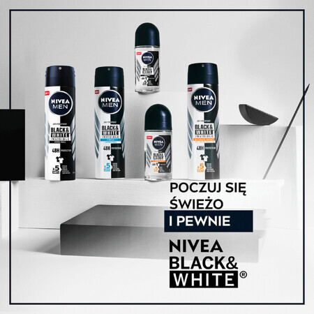 Nivea Herren Black amp;White Invisible Original Antitranspirant mit Spray, 250ml