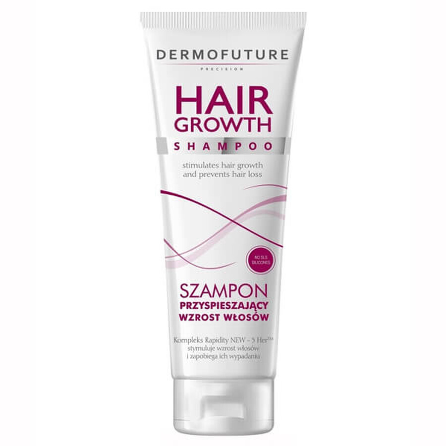 DermoFuture Hair Growth, șampon pentru accelerarea creșterii părului și prevenirea căderii părului, 200 ml