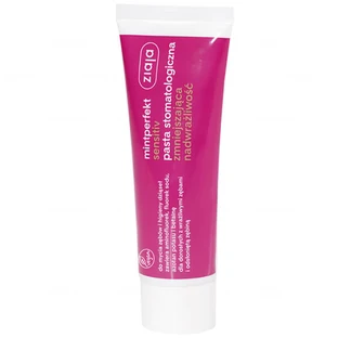 Ziaja Mintperfekt Sensitiv, pastă de dinți dentară, reducerea hipersensibilității, 75 ml