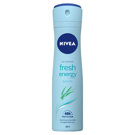 Nivea, spray antiperspirant, Energy Fresh, 150 ml