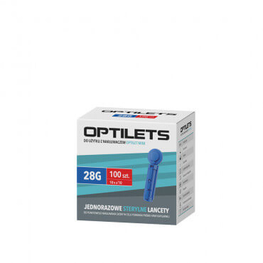 Optilets, sterile disposable chains, 100 pieces