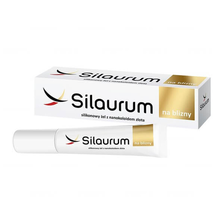 Silaurum für Narben, Silikongel für Narben mit Gold-Nanokolloid, 15 ml