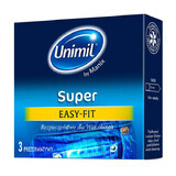 Unimil Super Easy-Fit, klassische Kondome, 3 Stück