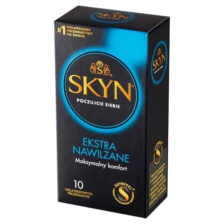 Skyn Extra Feucht Nicht-Latex Kondome, 10 Stück