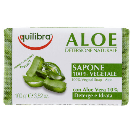 Equilibra, Aloe Seife, 100g