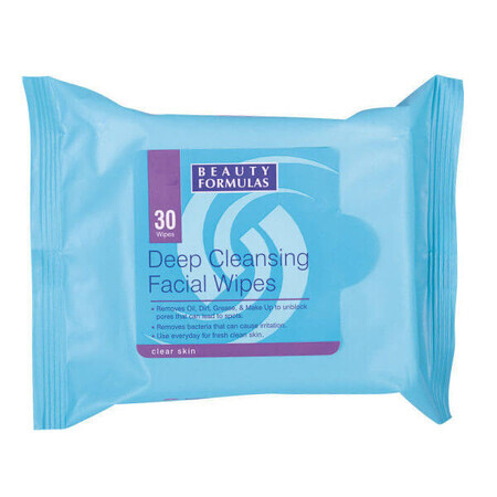 Tiefenreinigende Gesichtstücher - 30 Stück - Hautschonende Reinigungstücher im praktischen Pack, sanfte Pflege für strahlende Haut.