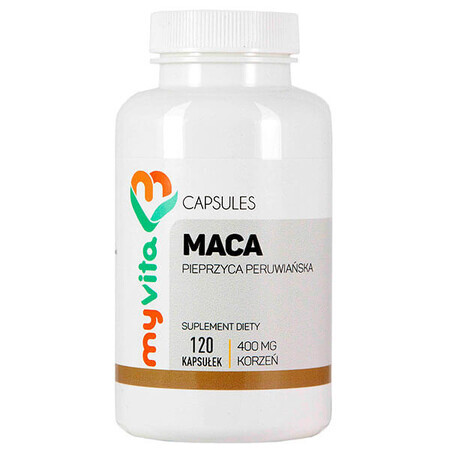 MyVita Maca, Peruvian Peppermint, 120 capsule