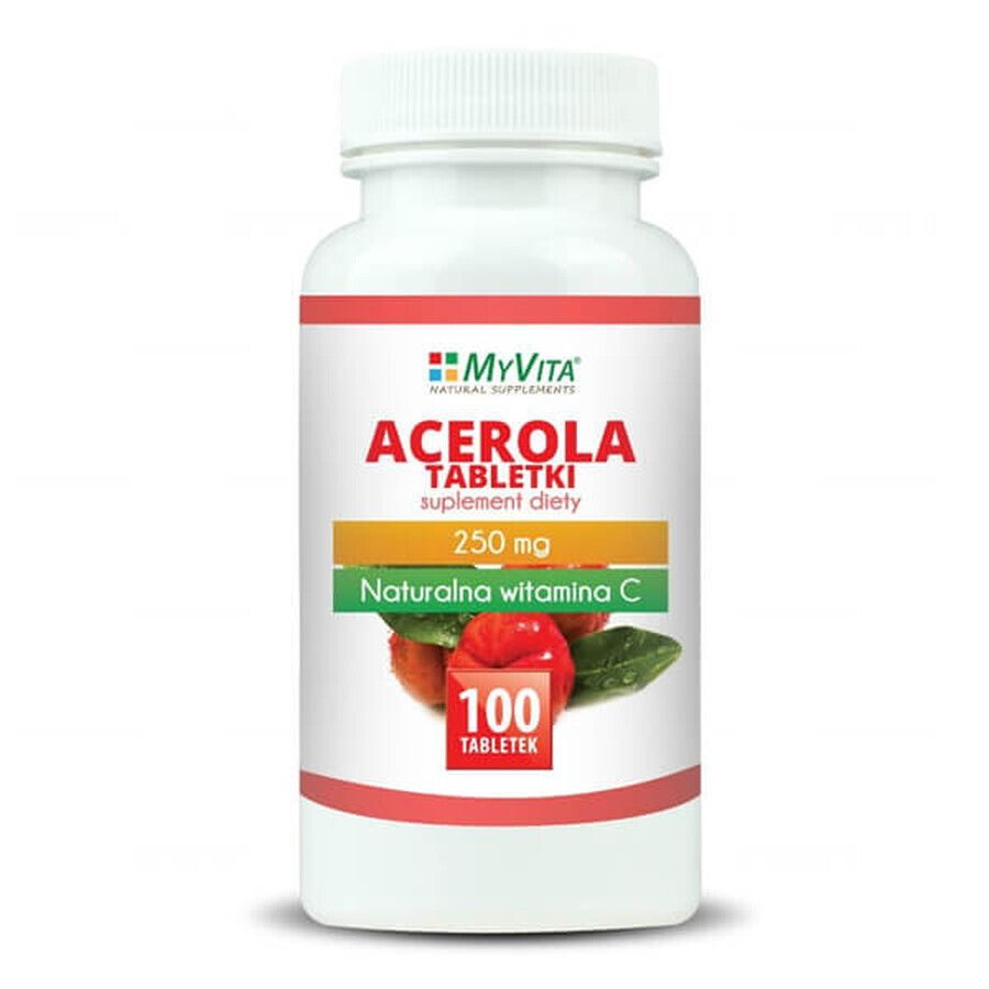 Acerola Vitamin C Kapseln, 100 Stück