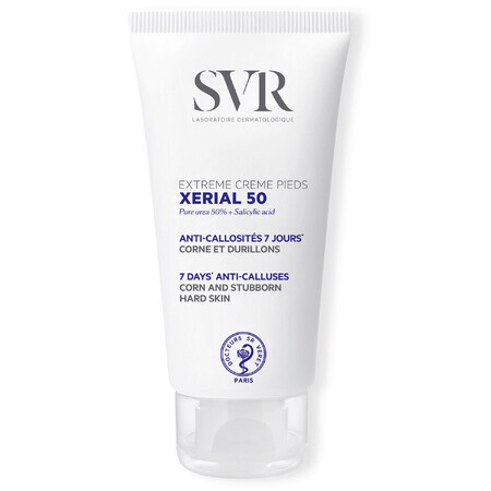 SVR Xerial 50 Extreme Creme Pieds Gel for Stubborn Calluses Reducing Corns and Calluses in 7 Days 50ml