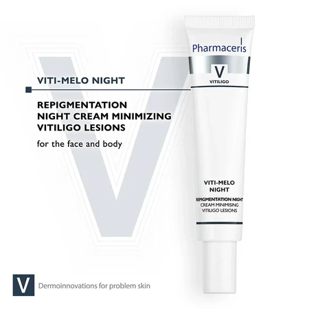 Pharmaceris V Viti-Melo Nacht Gesichts- und Körpercreme gegen Pigmentflecken, 40 ml