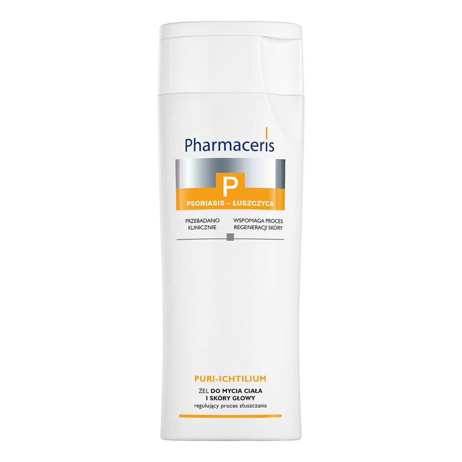 Pharmaceris P Puri Ichtilium, Gel de curățare pentru corp și scalp, 250 ml