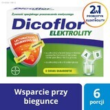 Dicoflor Elektrolity, for children and adults, banana flavor, 12 sachets