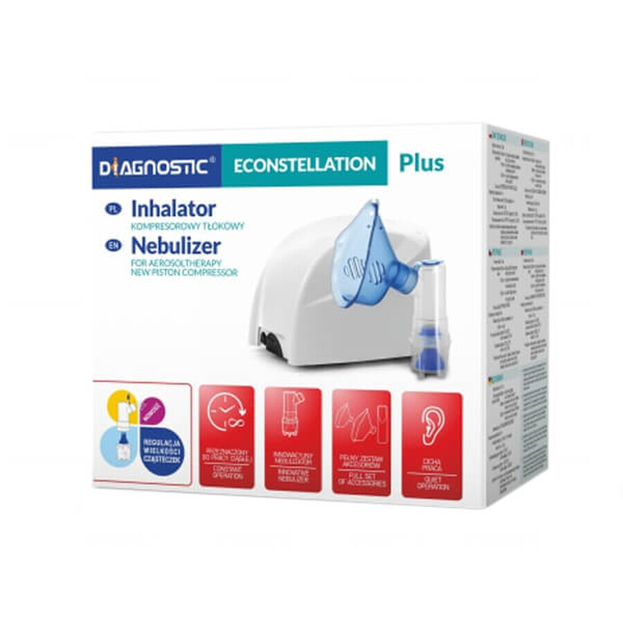 Diagnostic Econstellation Plus, inhalator cu compresor, piston