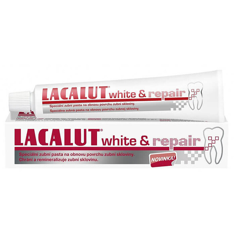 Lacalut, White&Repair, pastă de dinți, 75 ml