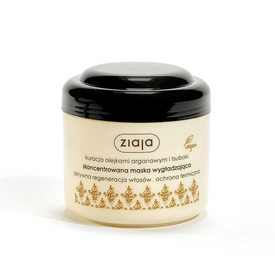 Ziaja, Concentrated smoothing hair mask, active regeneration, thermal protection, 200 ml