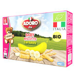 Organic banana biscuits, 250 g, Adoro Bimbi