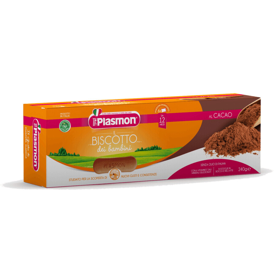 Biscuits au cacao, 240g, Plasmon