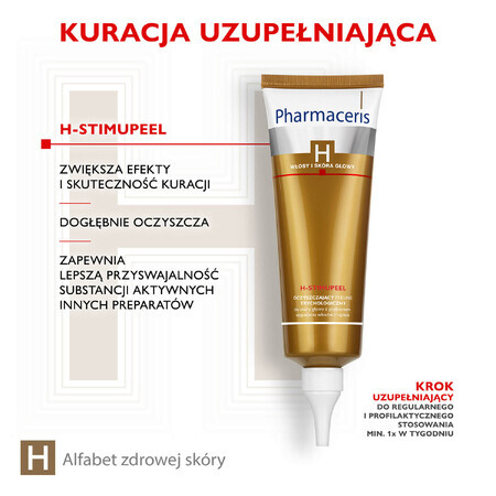 Pharmaceris H, Stimutone, champú para frenar el encanecimiento y estimular el crecimiento del cabello, 250 ml