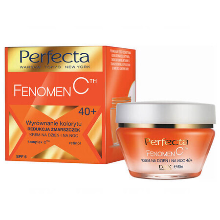 DAX Perfecta Fenomen C, crema reductora de arrugas 40+, día y noche, 50 ml