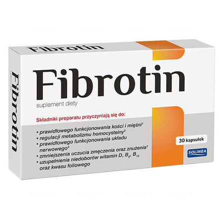 Fibrotin, 30 Kapseln. Energie für den ganzen Tag! Steigern Sie Ihre Vitalität mit unserer natürlichen Formel. Perfekt für eine gesunde Lebensweise.
