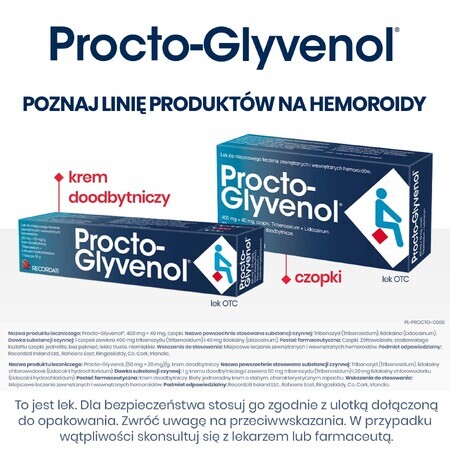 Procto-Glyvenol Soft, gel de igienă intimă cu rosturi pentru persoanele cu hemoroizi, 180 ml