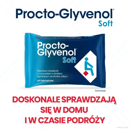 Procto-Glyvenol Soft, Feuchtetücher, 30 Stück, Recordati 